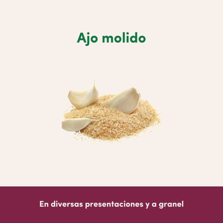 Venta de ajo molido al Mayoreo - empacadora el fresno