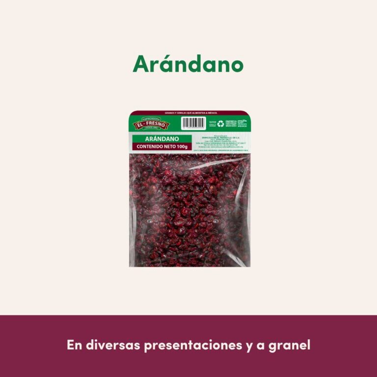 Venta de frutos secos arándanos al Mayoreo - empacadora el fresno