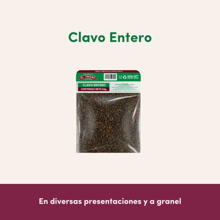 Venta de especias clavo entero al Mayoreo - empacadora el fresno