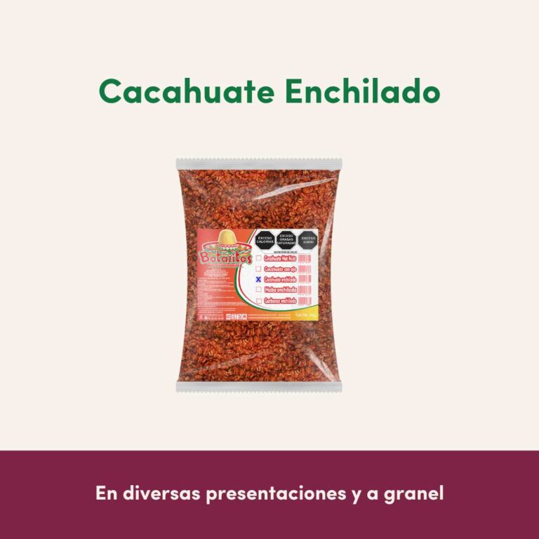 Venta de botanas cacahuate enchilado al Mayoreo - empacadora el fresno