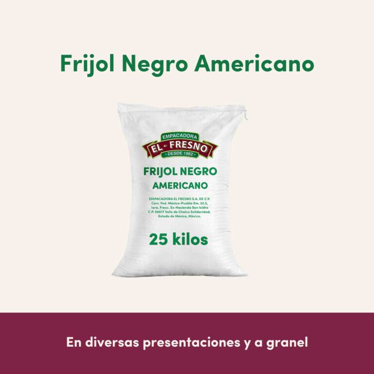 Venta de frijol negro americano al Mayoreo - empacadora el fresno