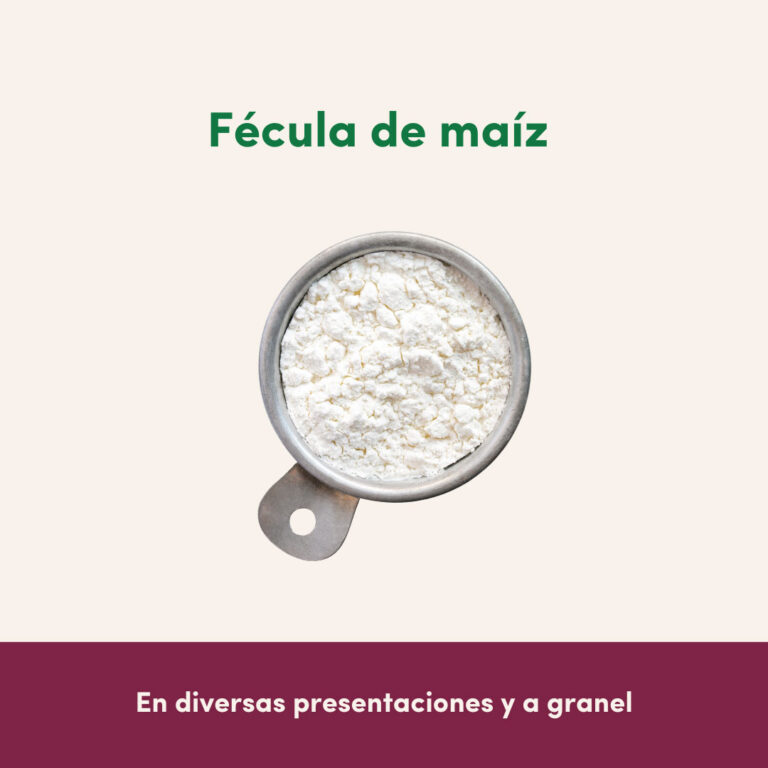 Venta de abarrotes fécula de maíz al mayoreo - empacadora el fresno