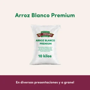 Arroz Blanco Premium por mayoreo Empacadora El Fresno