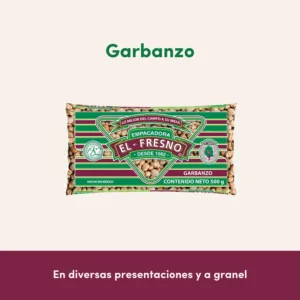 Garbanzo grano uniforme Empacadora El Fresno