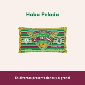 Haba pelada Empacadora El Fresno
