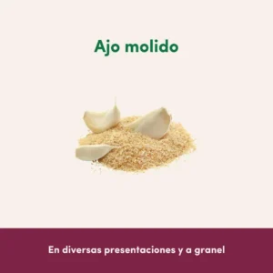 Imagen destacada del producto ajo molido para empacadora el fresno