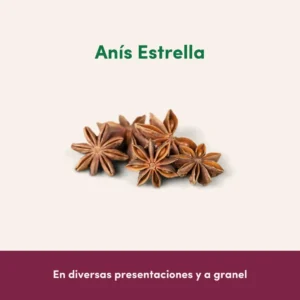 Anís estrella entero por mayoreo Empacadora El Fresno