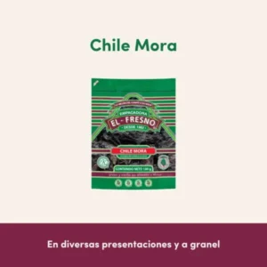 Chile mora seco y ahumado por mayoreo Empacadora El Fresno