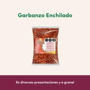 Garbanzo enchilado Botajitos para distribución mayorista en Empacadora El Fresno