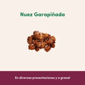 Nuez garapiñada con cobertura de azúcar para mayoreo en Empacadora El Fresno
